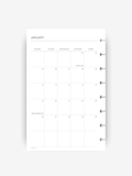 2026 Monthly Planner Insert // Deluxe