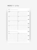 Undated Weekly Planner Insert // Deluxe