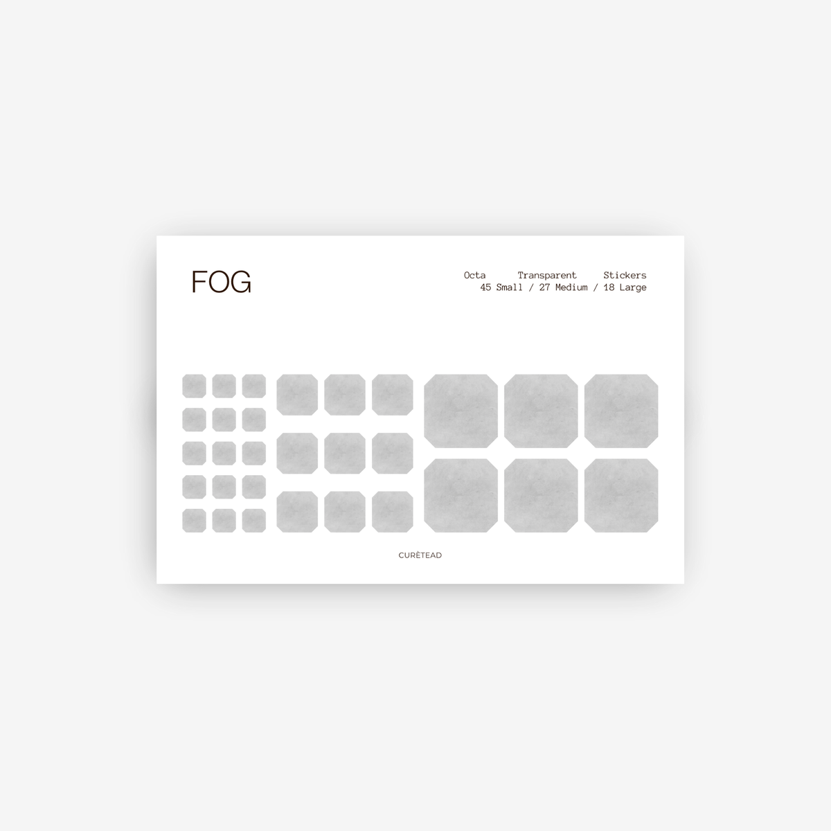 Octa Transparent Stickers