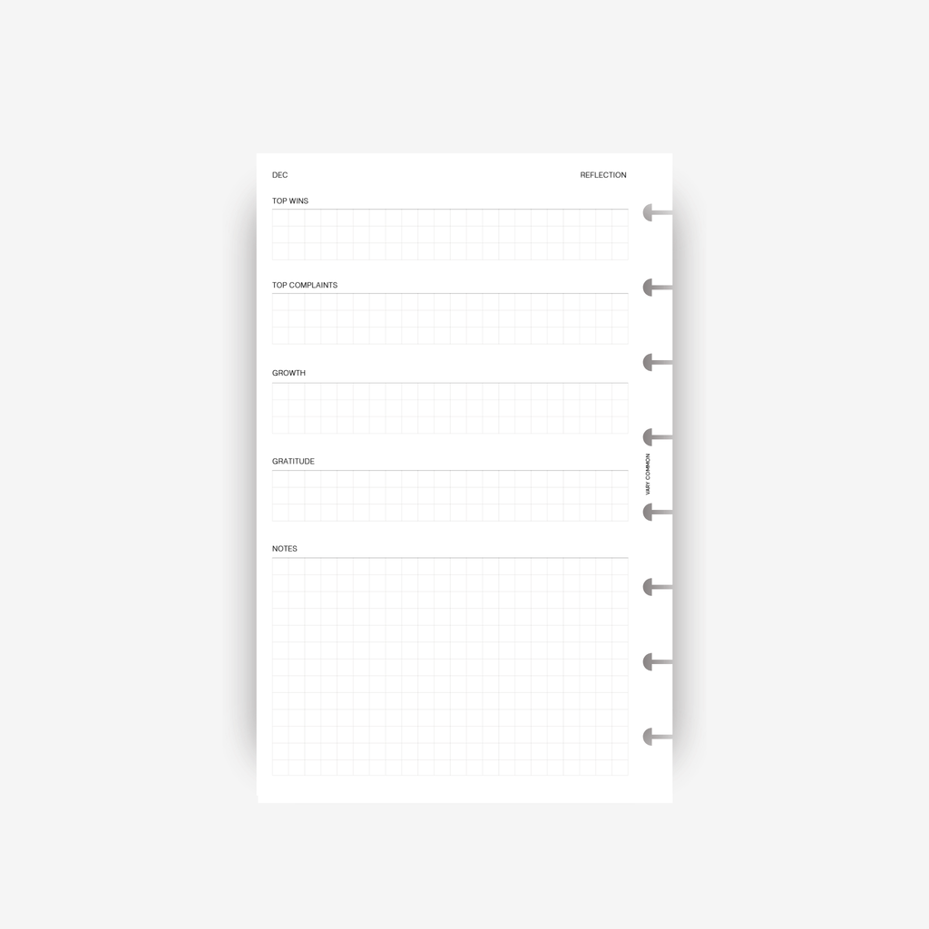 2027 Monthly Planner Insert | Deluxe