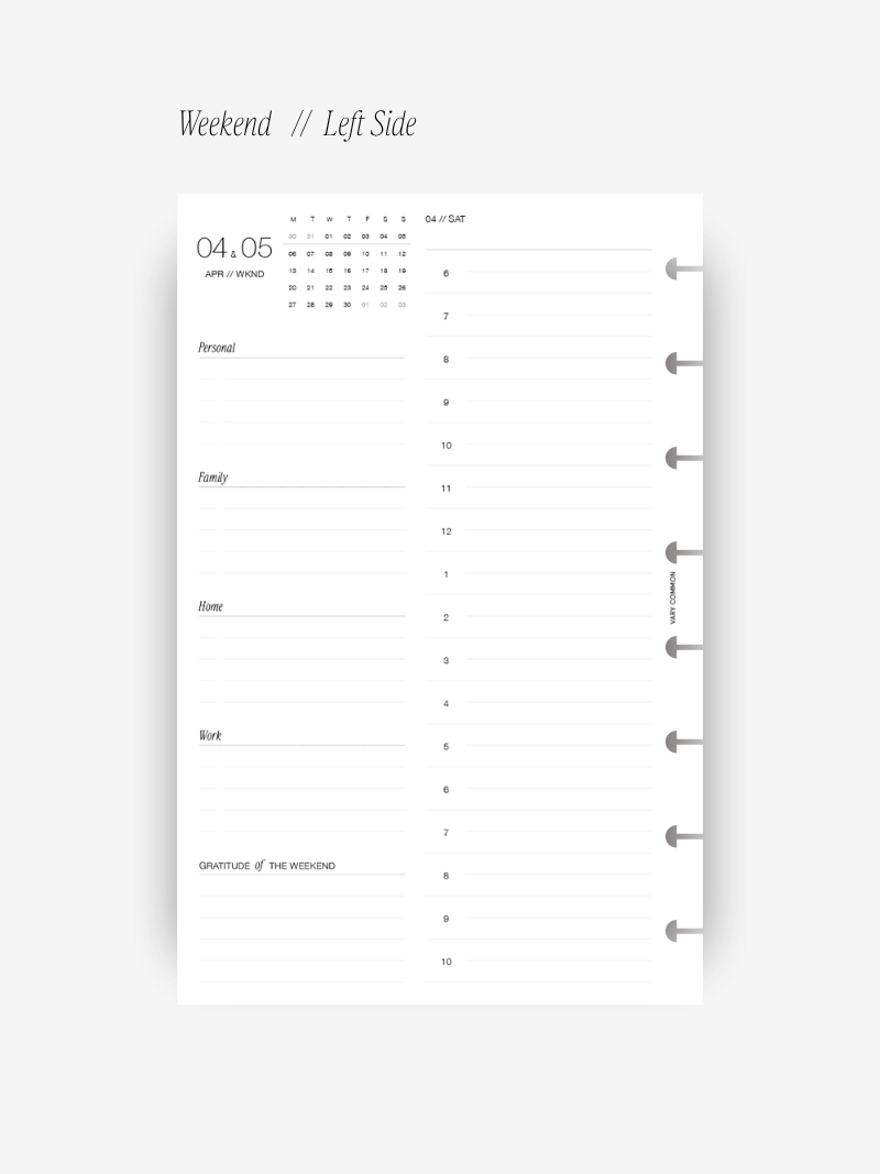 2026 Daily Planner Insert // Deluxe