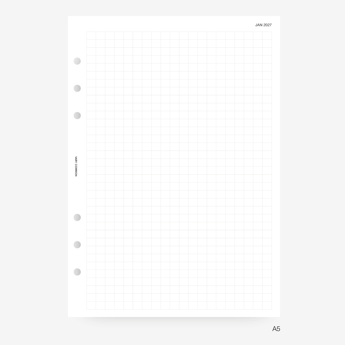 2027 Weekly Planner Insert | Compact