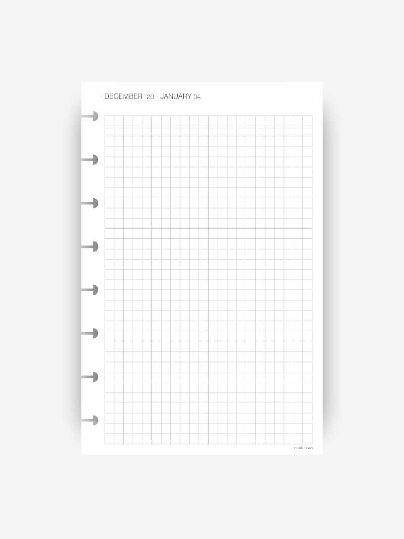 Undated Weekly Planner Insert // Deluxe
