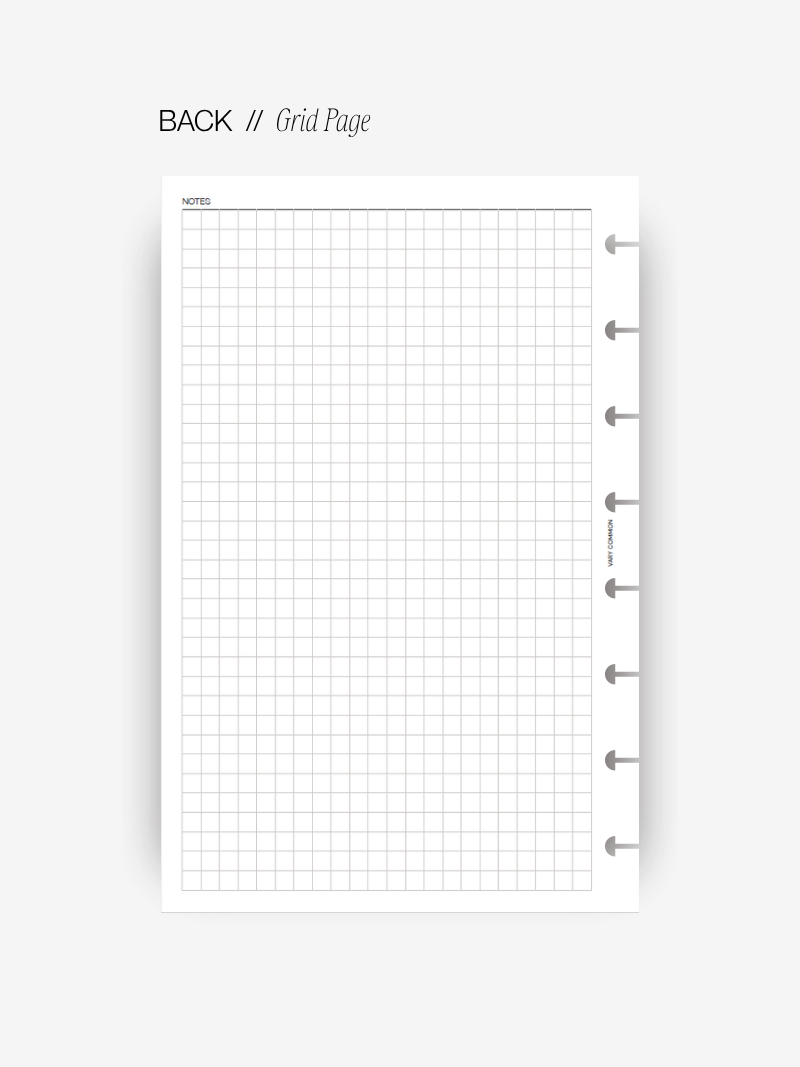 Undated Weekly Planner Insert // Deluxe