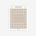 Outlined Circle Transparent Stickers