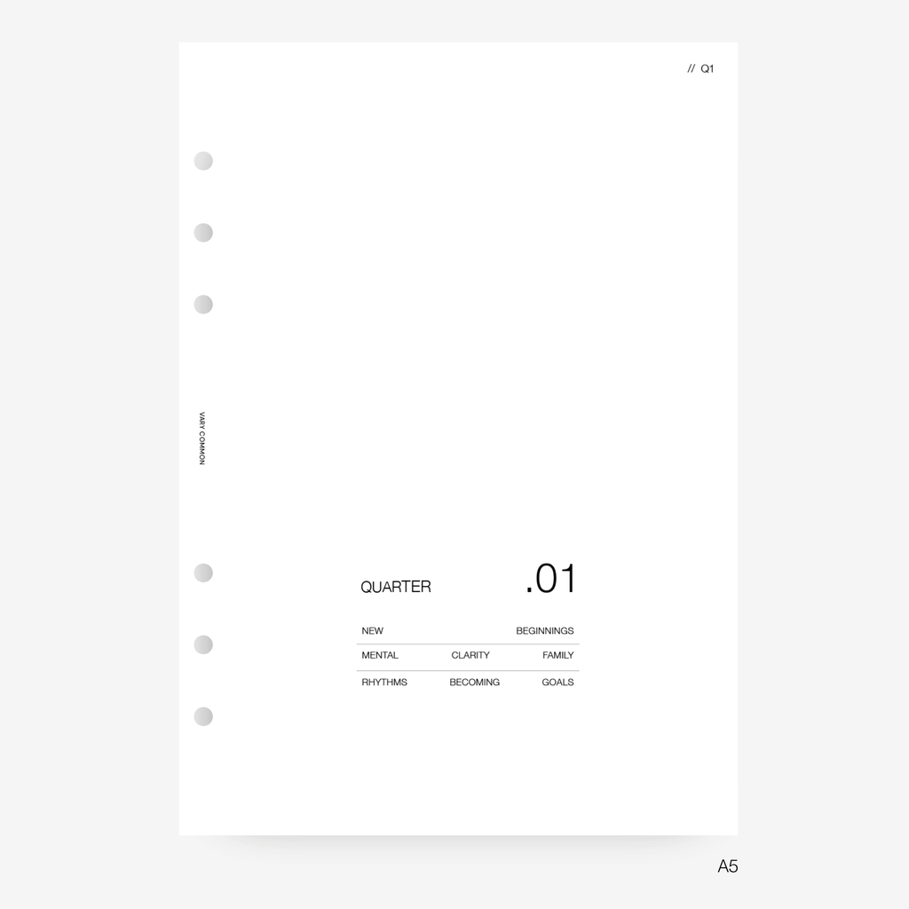 2027 Yearly Planner Insert | Deluxe