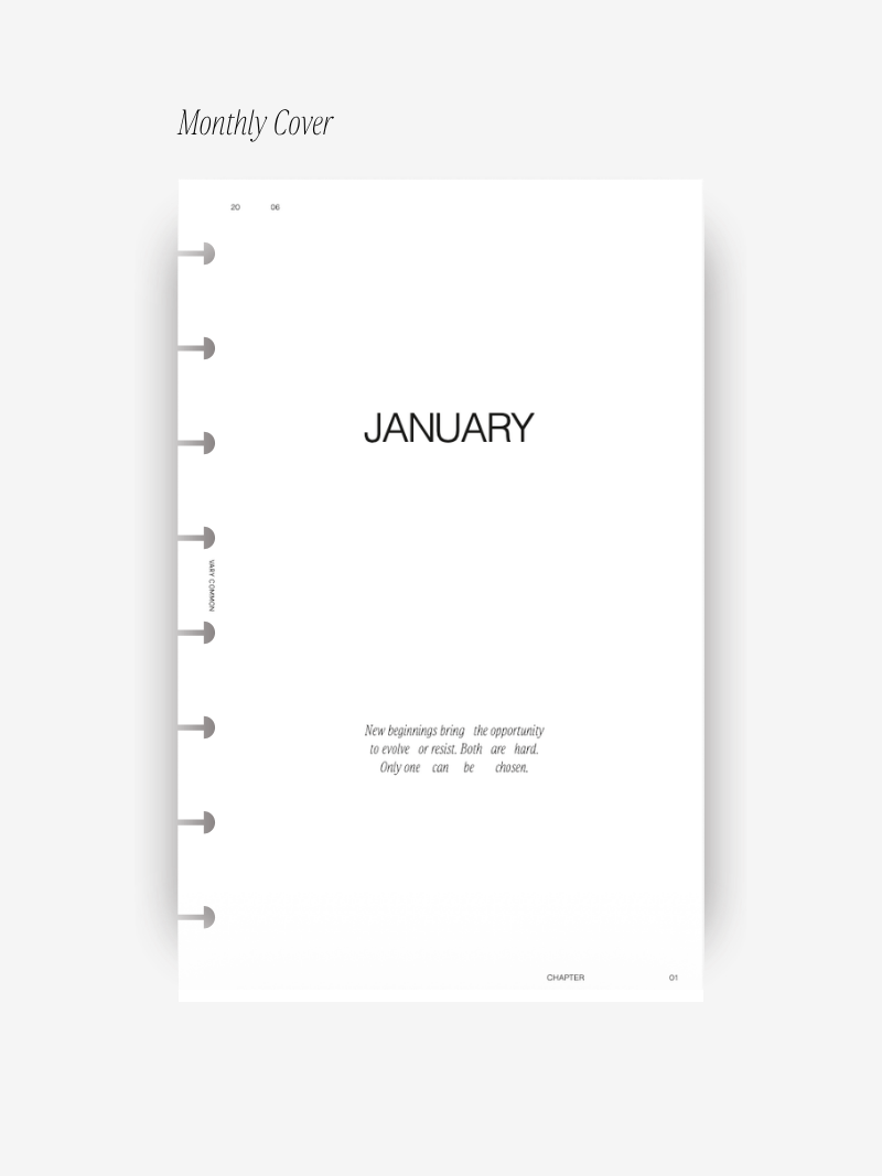 2026 Monthly Planner Insert // Deluxe