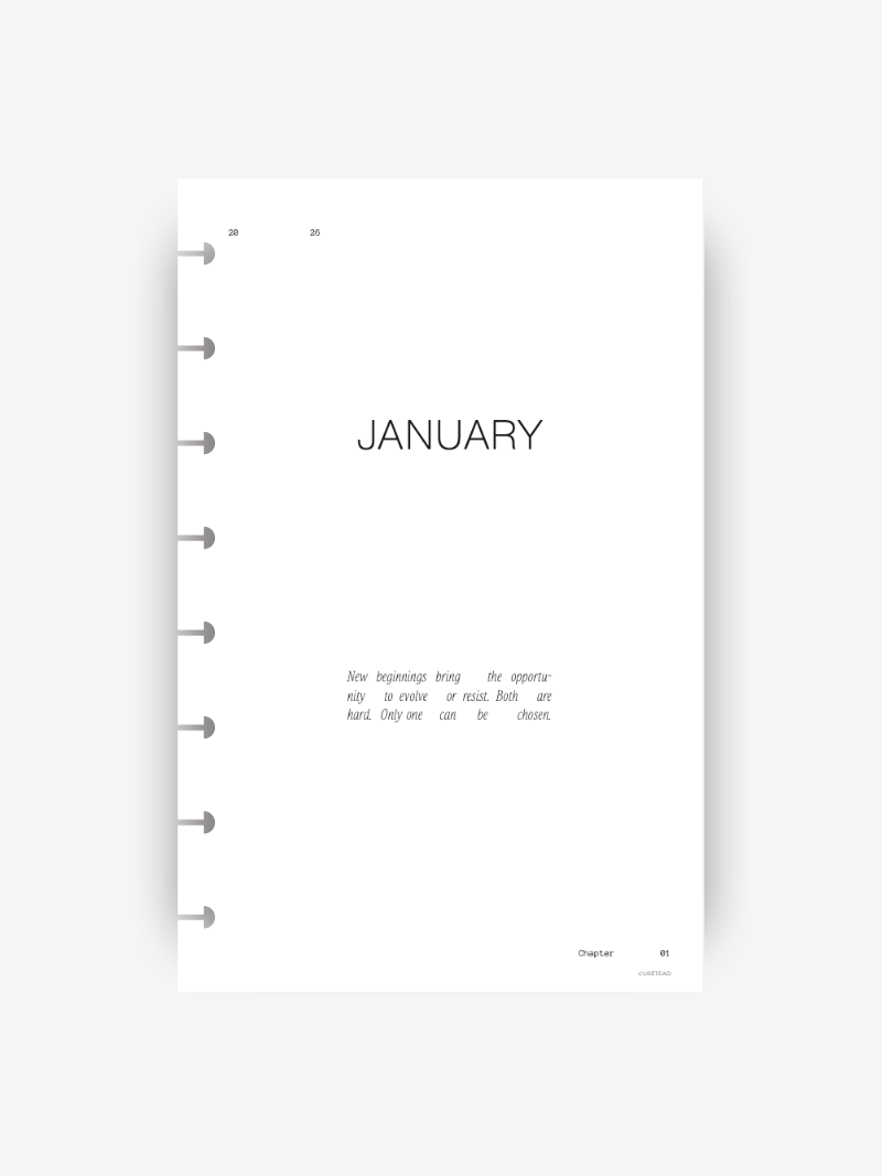 2026 Monthly Planner Insert // Deluxe