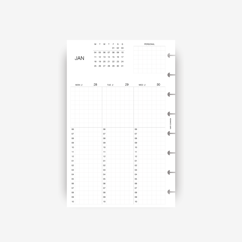 2027 Weekly Planner Insert | Classic